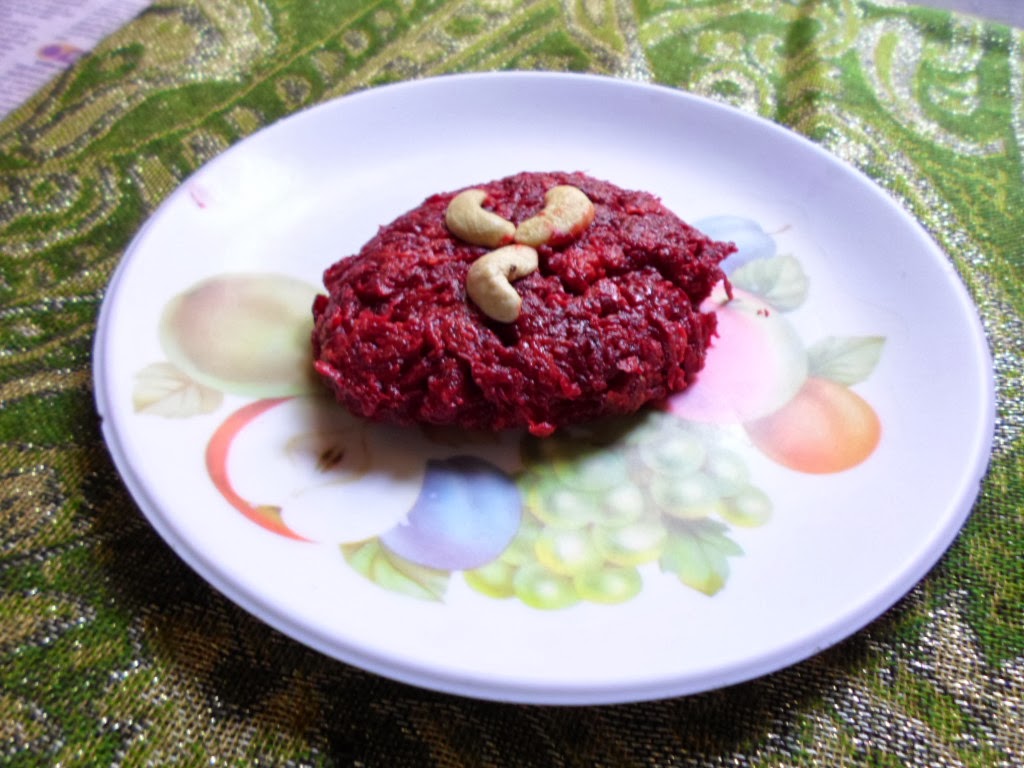 Beetroot Halwa An Indian Sweet made from Beetroot
