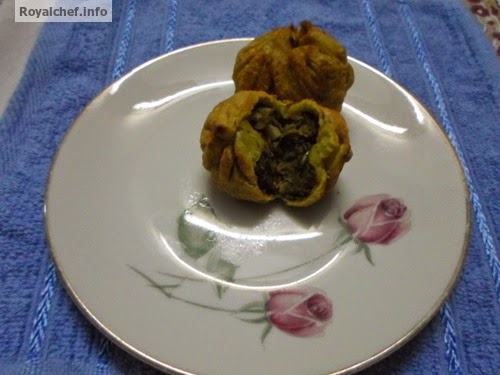 Crispy Spicy Mutter Modak (Green Peas Modak) A Modak preparation using Green Peas