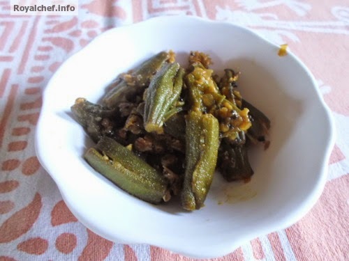 Lady Finger Vegetable dish fro Maharashtra