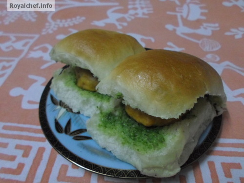 homemade Vada pav