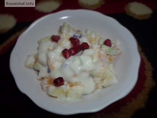 Strained Yogurt Fruit Salad