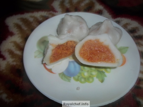 Modak with Carrot filling