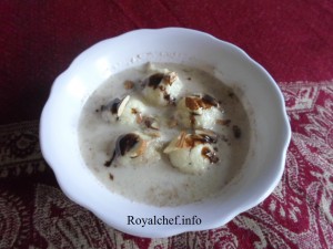 Chocolate variant of the Rasmalai