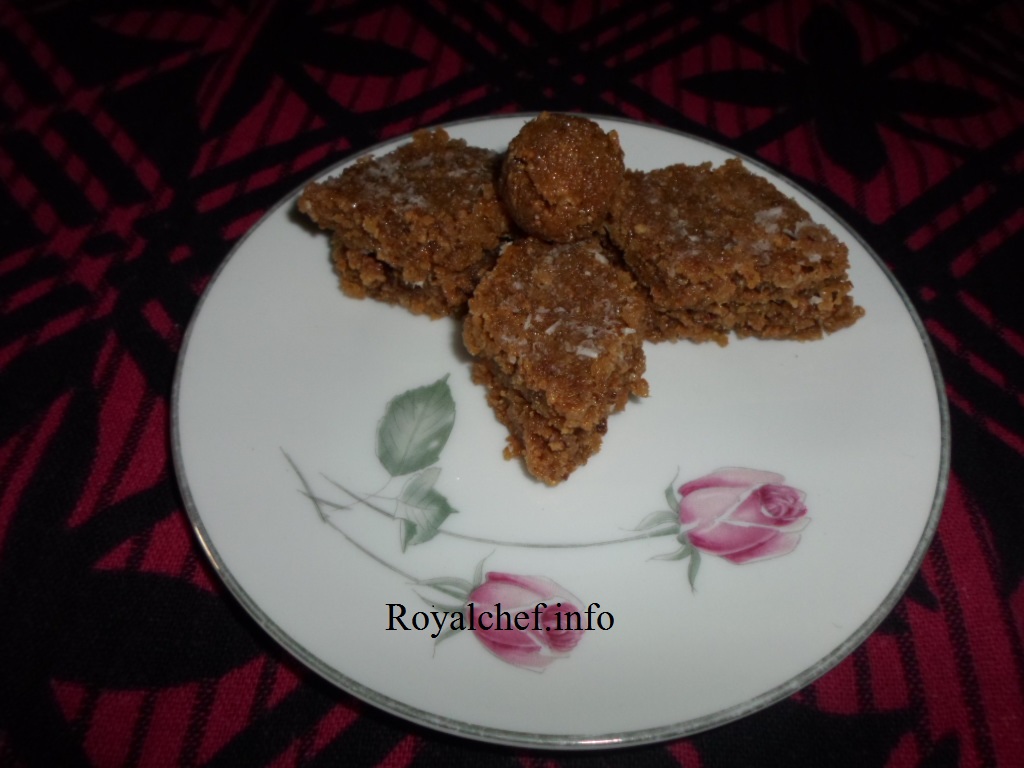 Chocolate Coconut Vadi - Marathi