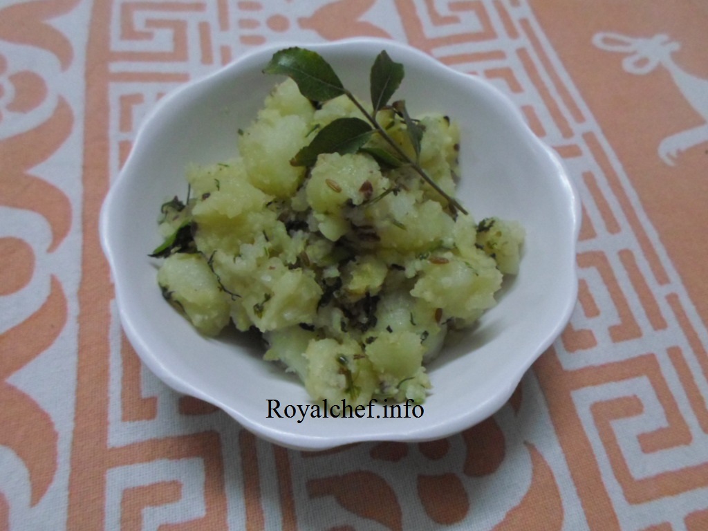 Maharashtrian Potato Fasting Bhaji