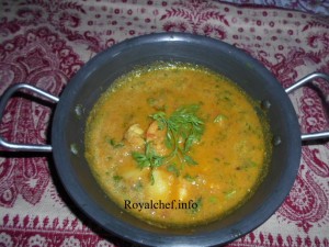 Konkani Prawn Gravy - Marathi