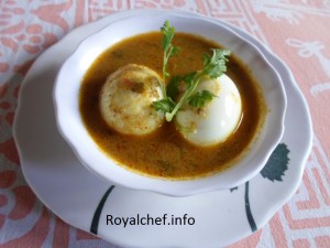 Masala Egg Curry in Coconut Milk