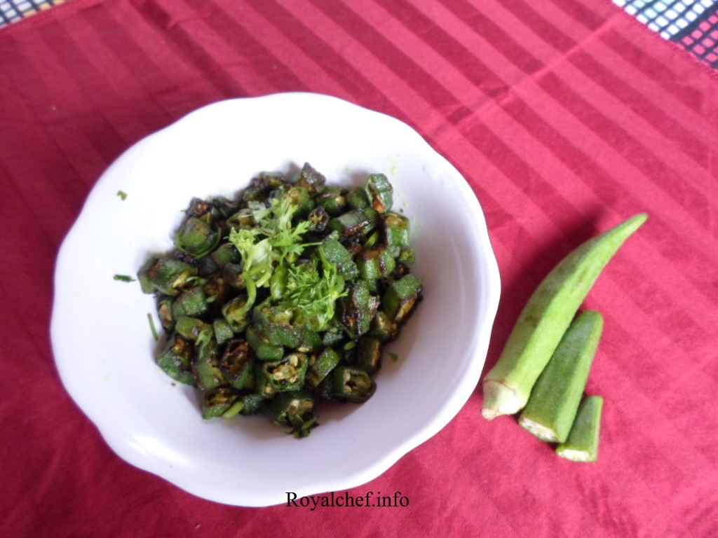 Bhendichi Bhaji Marathi Style