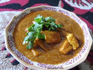 Delicious Saffron Paneer Gravy