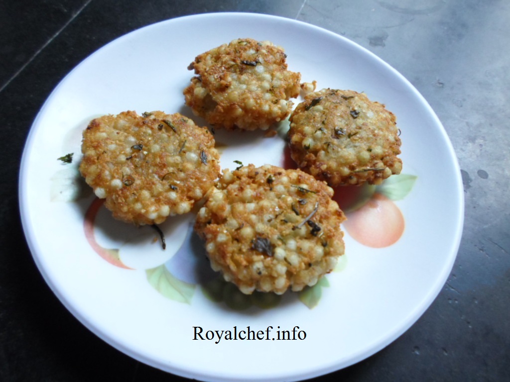 Sabudana Vada for Fasting Days