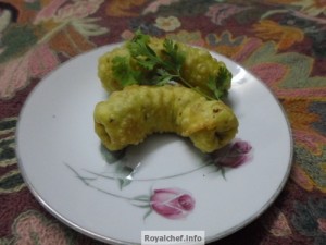 Macaroni Samosa an Indian Snack