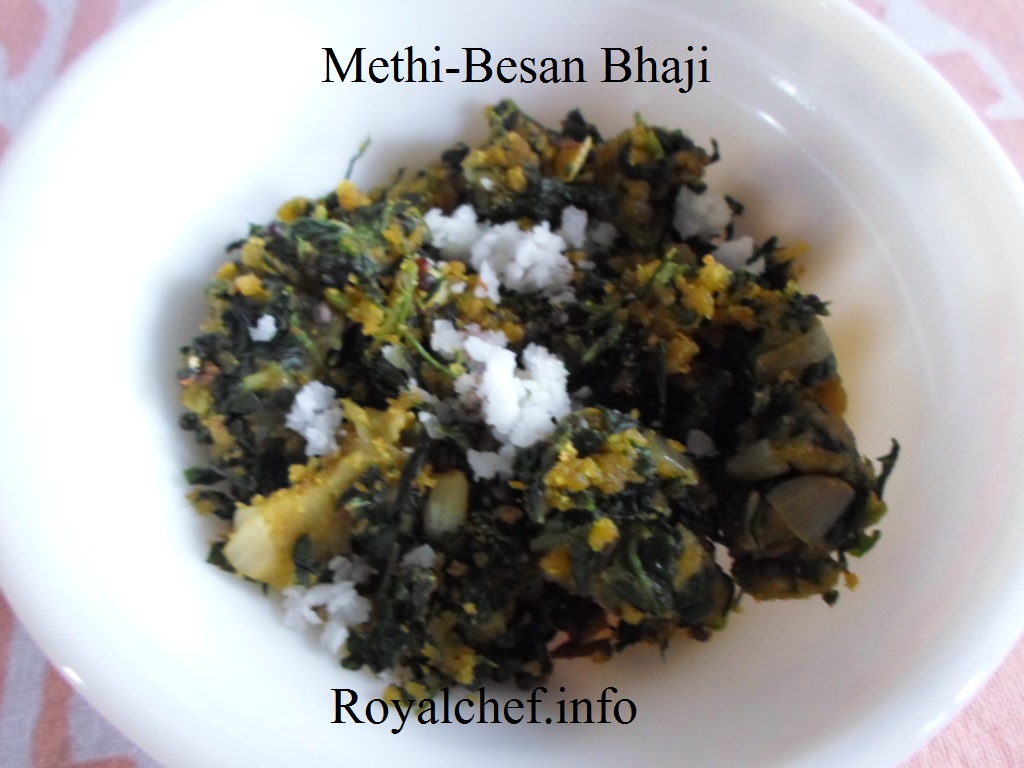 Besan Perun Methichi Bhaji