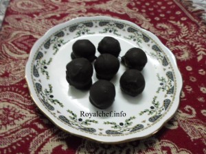 Homemade Cheese or Mawa Chocolate Balls