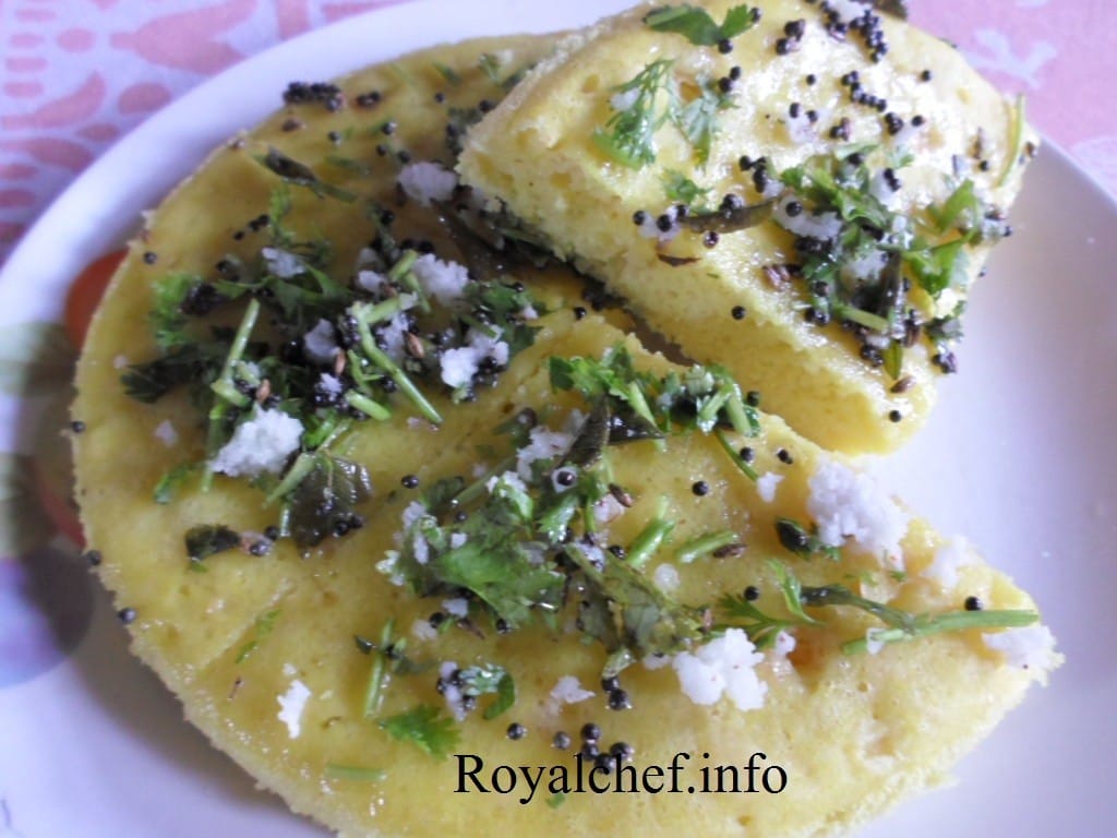 Instant Khaman Dhokla Recipe in Marathi Royal Chef Sujata