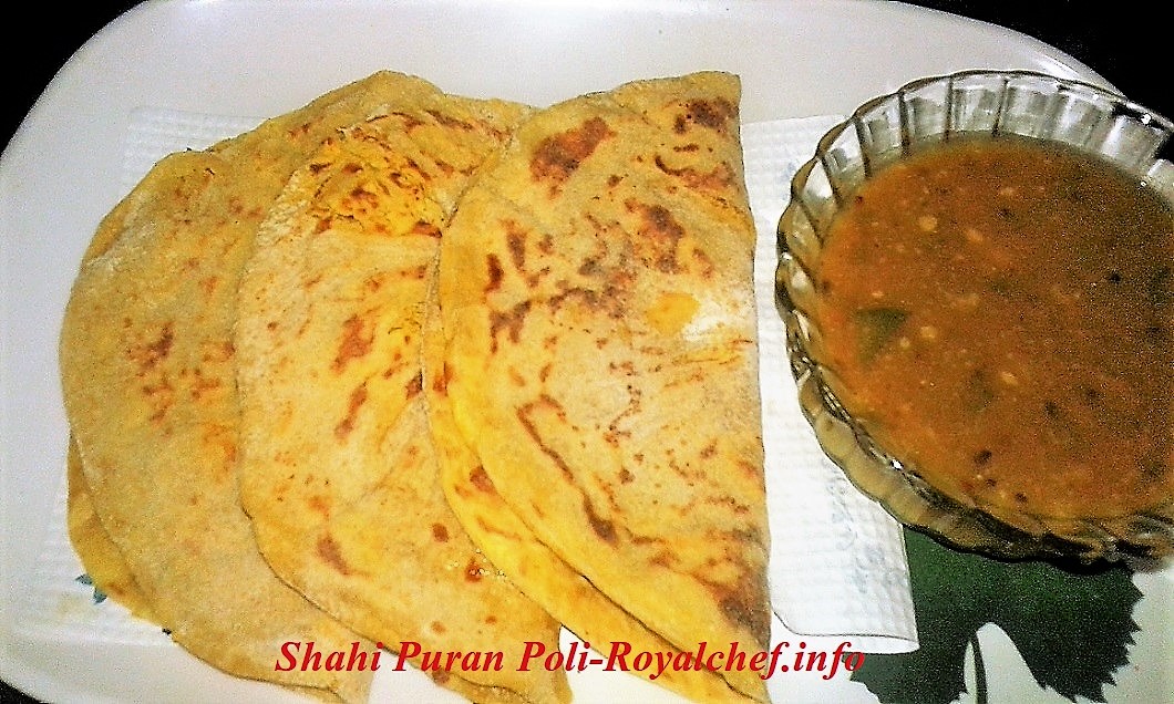 Traditional Maharashtrian Shahi Puran Poli