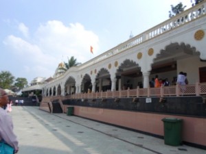 Side View of the Shirdi Sai Baba Mandir on Pune-Alandi Road