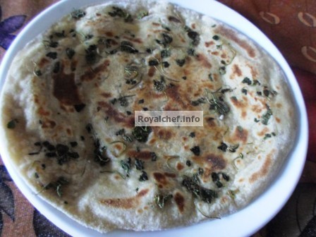 Coriander leaves Paratha