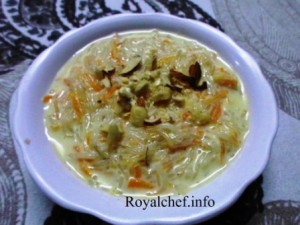 Carrot Seviyan Kheer an famous Indian Kheer