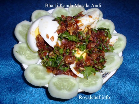 Stuffed Onion Masala Eggs