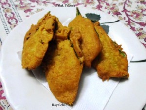 Crisp and Tasty Spinach Leaves Pakode