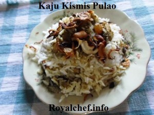Cashew nuts and Raisins Pulao