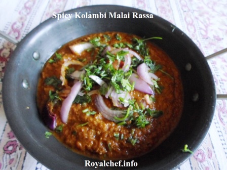 Spicy Prawns Cream Rassa Marathi Recipe
