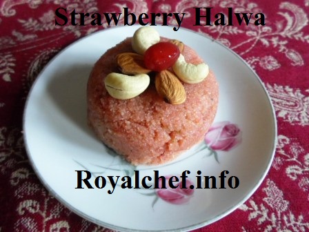 Strawberry Halwa Sheera