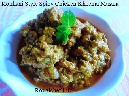 Traditional Konkani DtyleChicken Kheema Masala