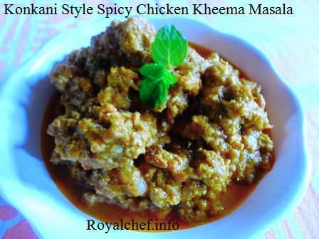 Traditional Konkani DtyleChicken Kheema Masala