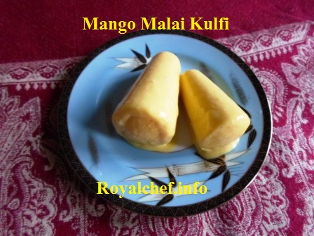 Mango Malai Ice Cream