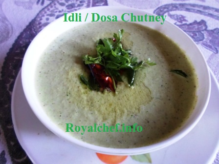 Restaurant Style Chutney for Idli, Masala Dosa, Uthappa and Vadas