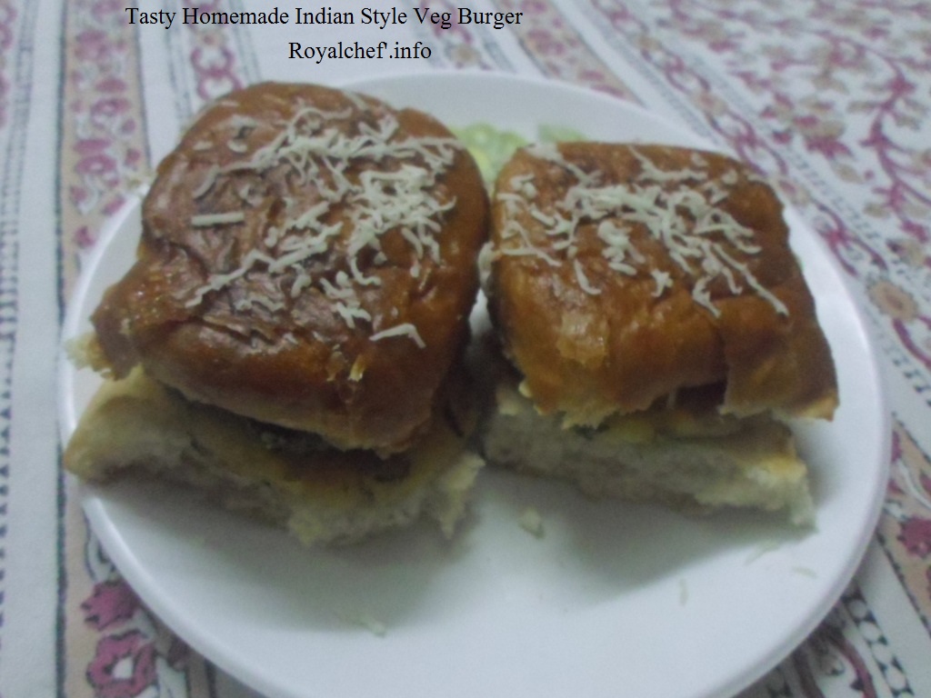 Indian Style Veg Burger