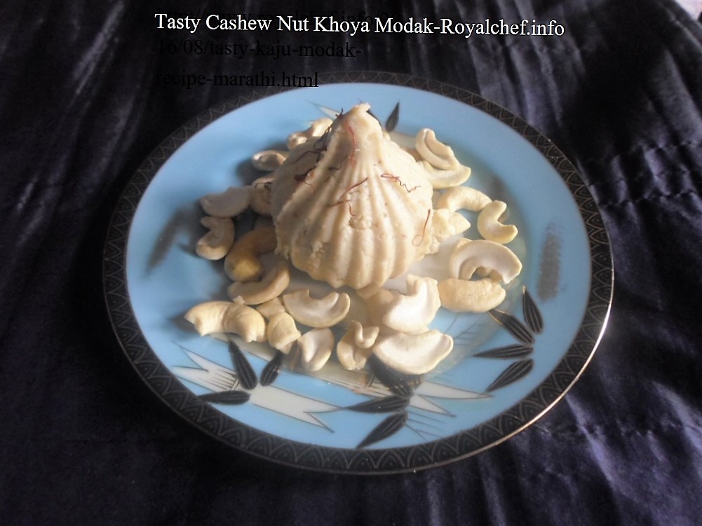 Tasty Cashew Nut Mawa Modak