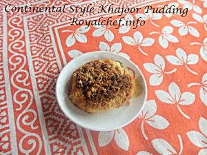 Khajoor Pudding