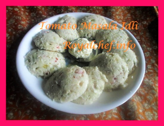 Tomato Idli