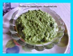 Chutney for Batata Vada