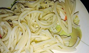 Cooking the Noodles in Chicken