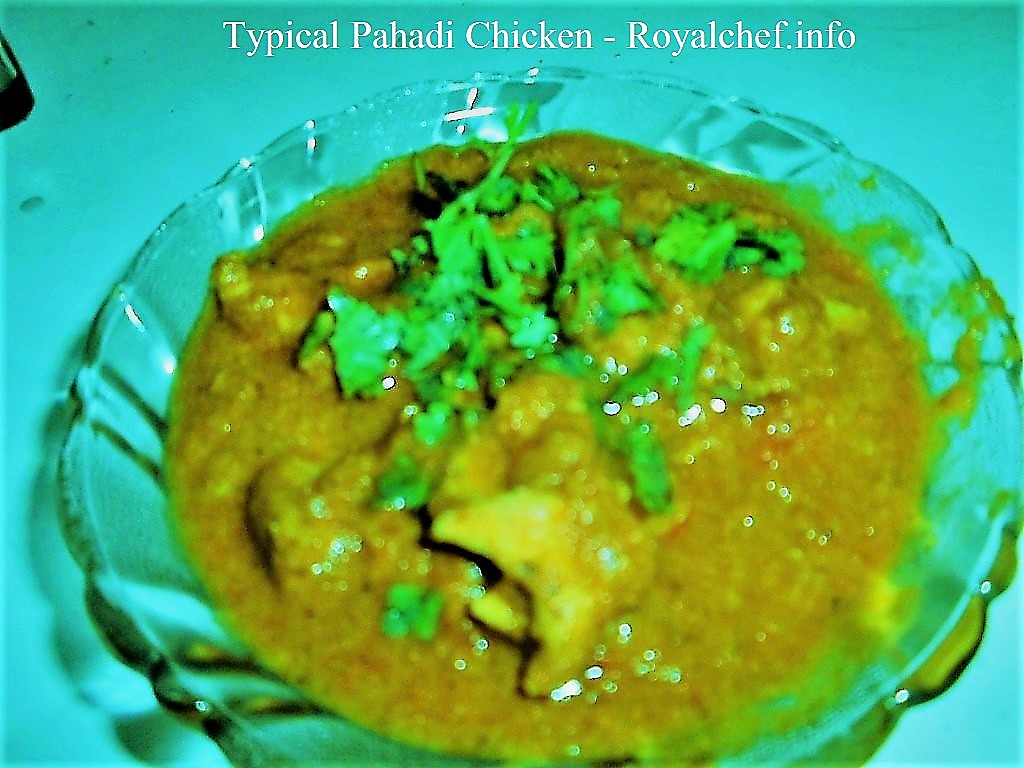 Typical Pahadi Chicken