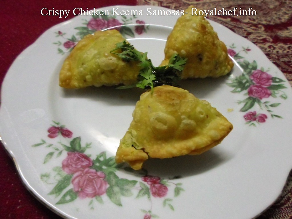 Crispy Keema Samosas