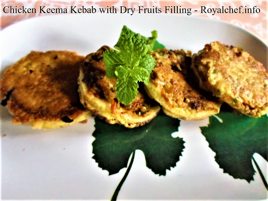 Keema Kebab with Dry Fruits Filling