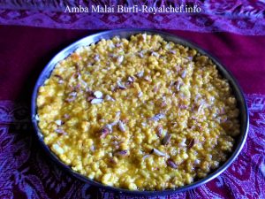 Mango Malai Burfi