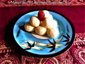 Hapus Mango Stuffed Rasmalai