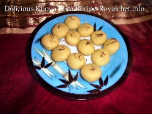 Mawa-Khava-Khoya Peda 