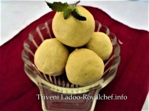 Maharashtrian Triveni Ladoo