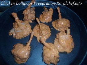 Spicy Chicken Lollipops Preparation