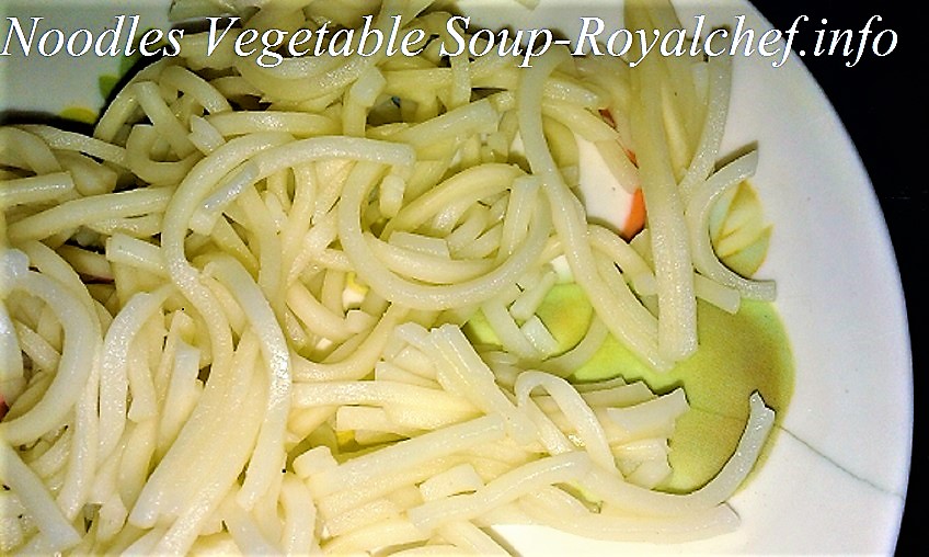 Vegetables Noodles Soup