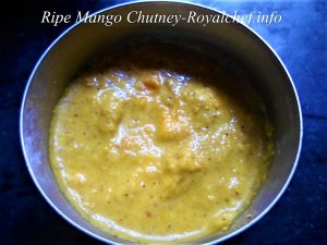 Maharashtrian Ripe Mango Chutney