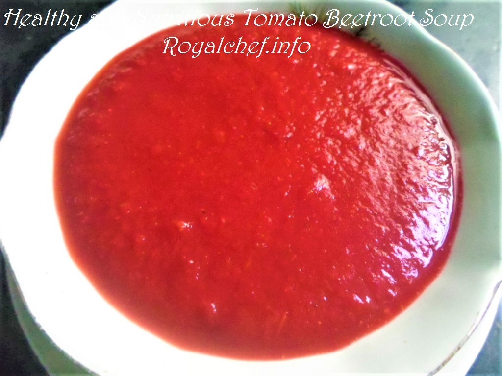 Nutritious Tomato Beetroot Soup
