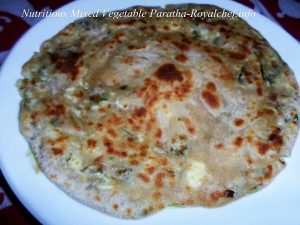  Mixed Vegetable Paratha