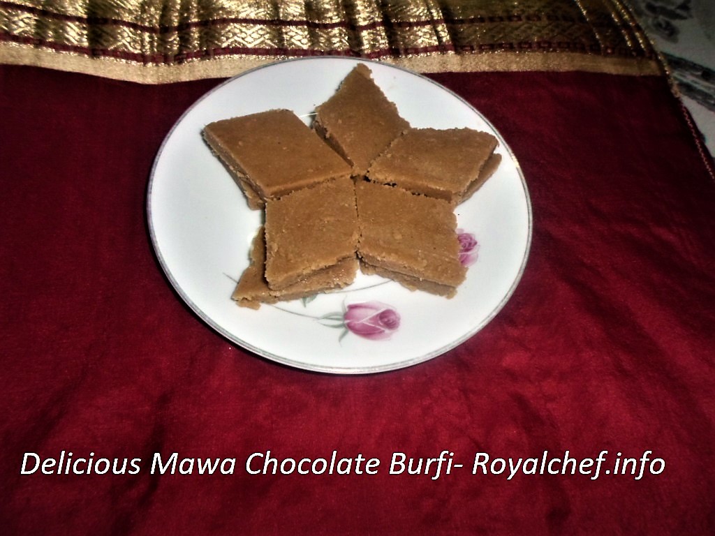 Mawa Chocolate Barfi